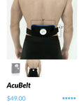 HiDow Accubelt  Velcro Back Pad for Truestim/Hidow MultiStim  Electrotherapy Device -  TrueStim BC Pain Relief Devices