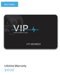 VIP Lifetime Warranty Card for HiDow/TrueStim Electrotherapy Devices - SEO Optimizer Test